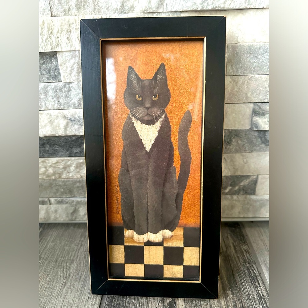 Black Cat Wall Home Art  Decor Cat Pet Lover